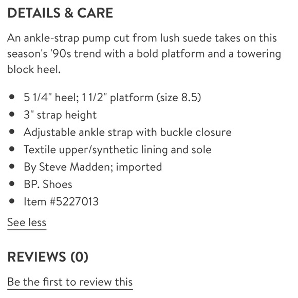 💥NWOT💥 Steve Madden ‘Darla’ Platform Block Heel - Picture 5 of 6